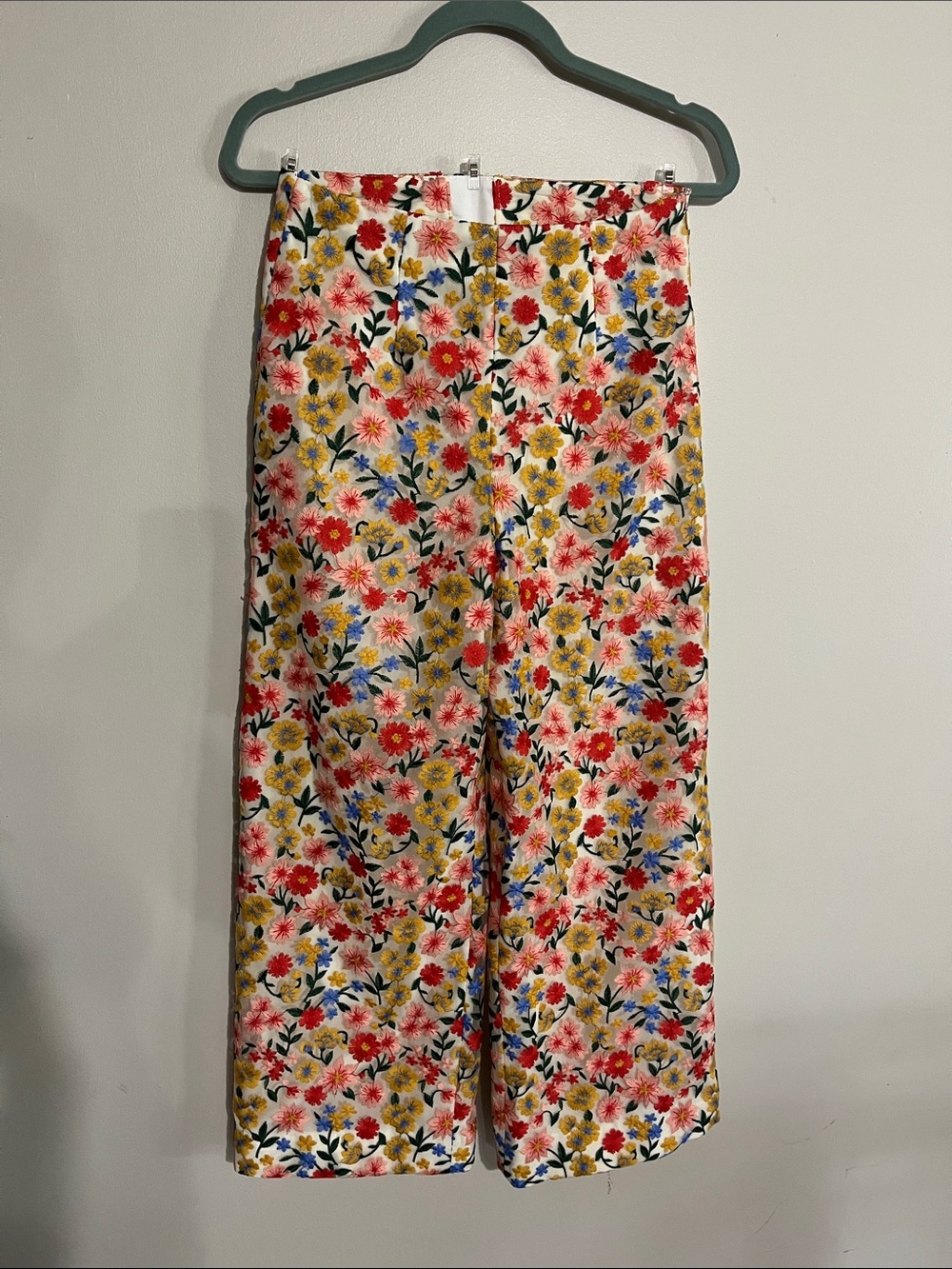 Antonio Melani Floral Print Wide-Leg Women’s Cropped Pants